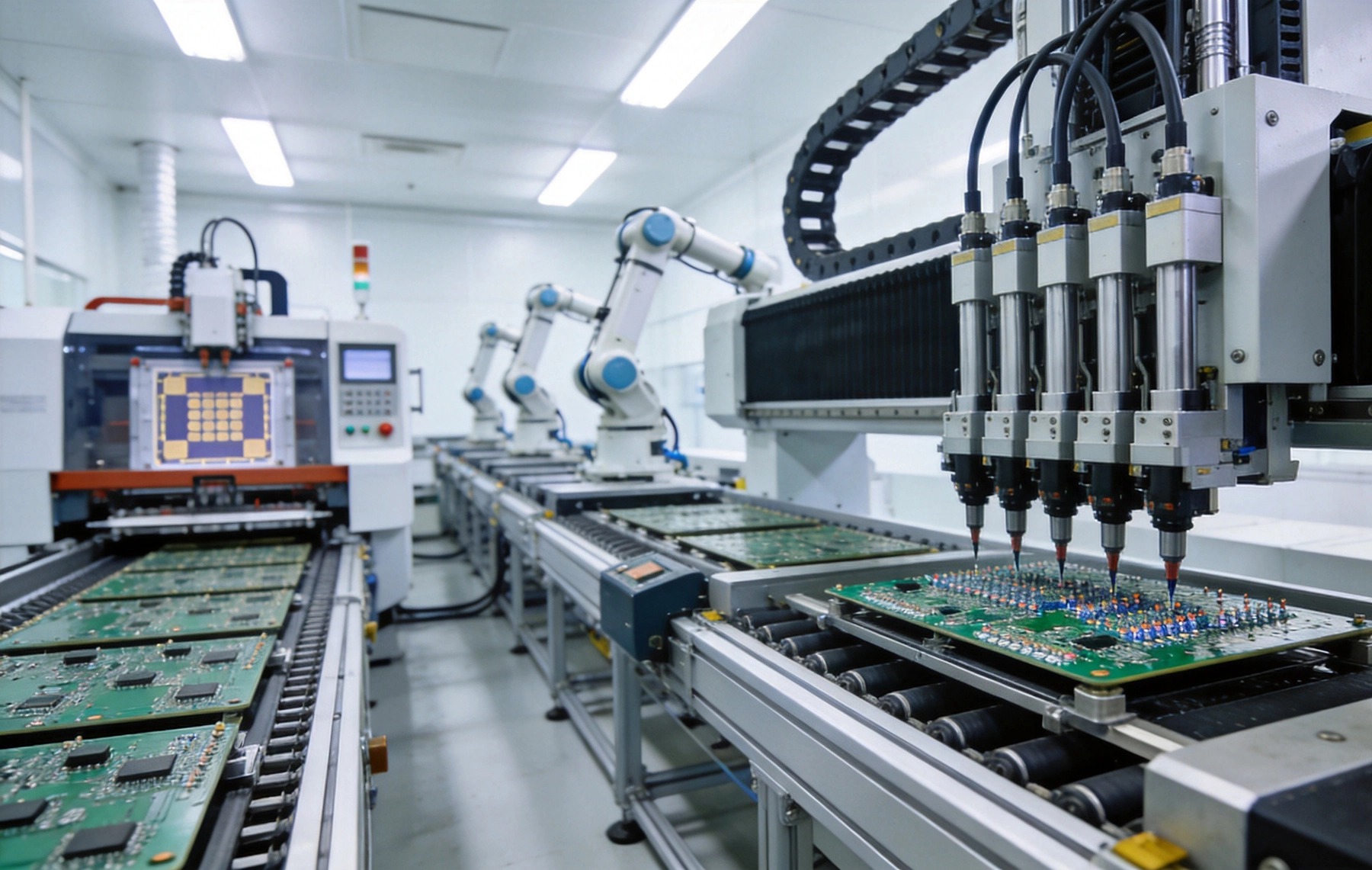 The Step-by-Step Journey of an SMT PCB Assembly Line